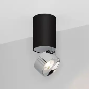 Точечный светильник Arlight SP-PLURIO-SURFACE-LONG-R77-9W Day4000 BK-CHR 36deg 040380 – изображение в каталоге