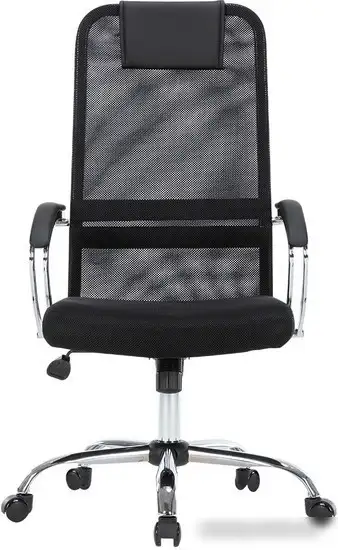 Кресло CHAIRMAN CH612 (chrome, черный) – фото товара