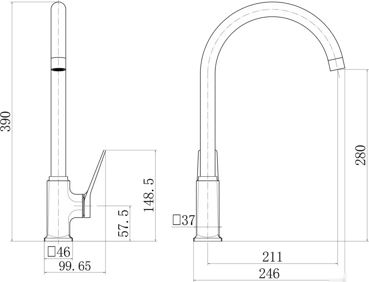 Смеситель Fashun A4086 - фото товара