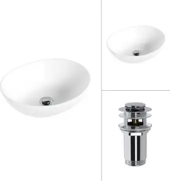 Умывальник Lauter 21652 + клапан 21190CH - изображение в каталоге