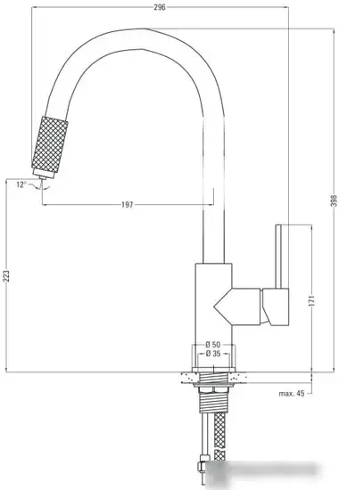 Смеситель Deante Aster BCA B64M - фото товара