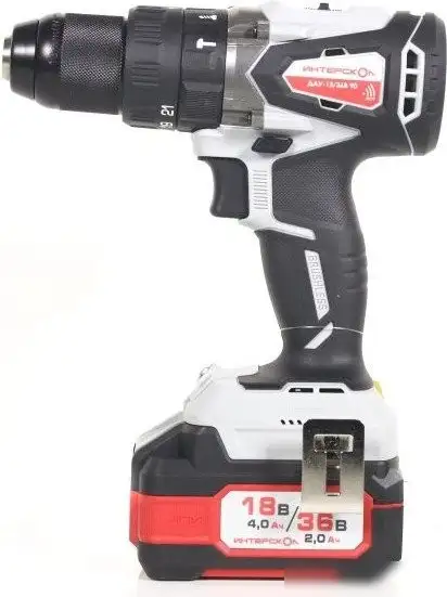 Ударная дрель-шуруповерт Интерскол ДАУ-13/36В 90 860.2.2.70 (с 2-мя АКБ, кейс) – фото товара