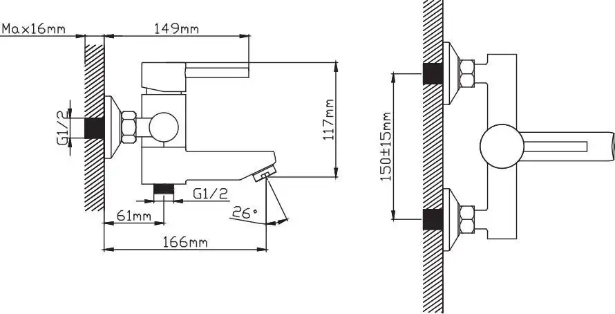 Смеситель Diadonna Д234-30S - фото товара