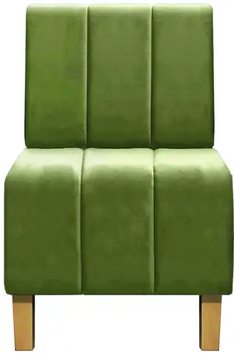 Интерьерное кресло Brioli Руди полоса (B26/зеленый) – изображение в каталоге