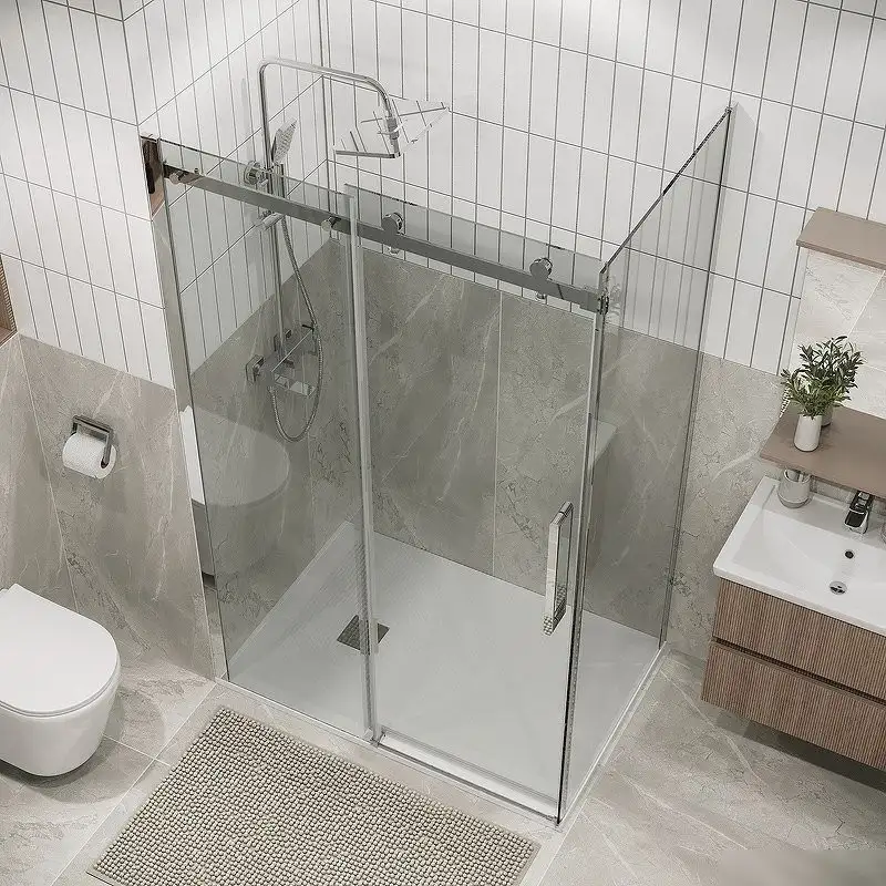 Душевая стенка Grossman Classic 90x195 200.K33.04.90.10.00 (хром/стекло прозрачное) - фото товара