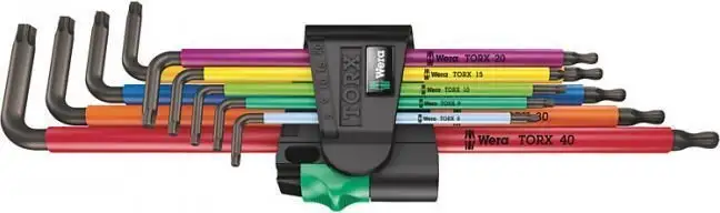 Набор ключей Wera 967/9 TX XL Multicolour 1 9-pcs 024480 (9 предметов) – фото товара
