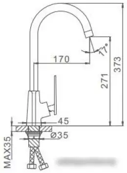 Смеситель FRAP F4057 - фото товара