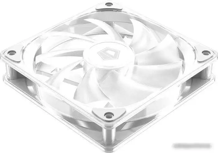 Вентилятор для корпуса ID-Cooling Crystal 120 White ARGB – фото товара