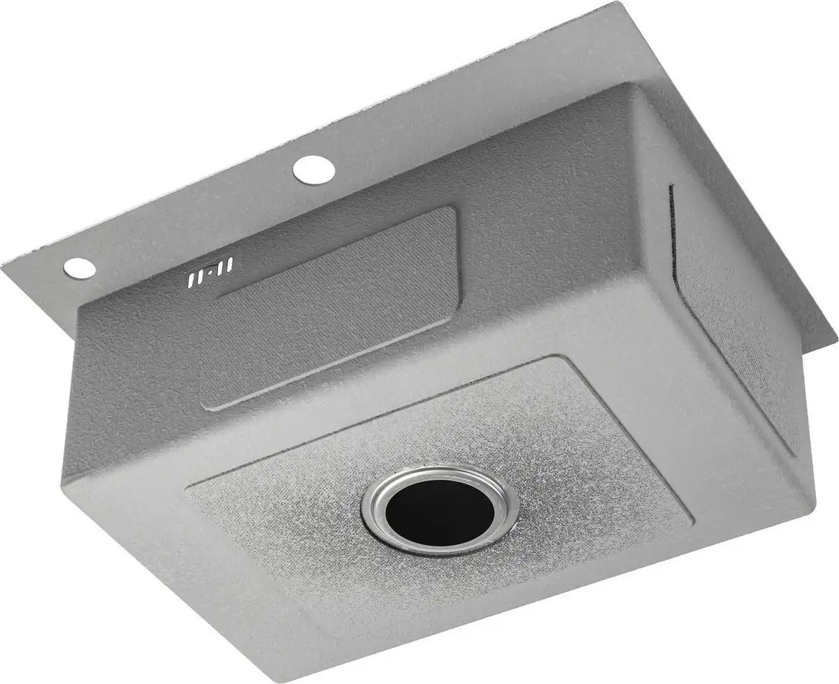 Кухонная мойка Saniteco 6045 + Spike F9S07011 (сатин, с сифоном, дозатором и коландером) - фото товара