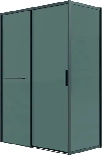 Душевой уголок Grossman Style 100x100x195 120.K33.05.1010.21.10 (черный матовый/стекло тонированное) - изображение в каталоге