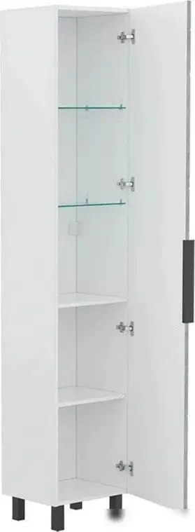 Mixline Шкаф-пенал для ванной Гранд-40 555359 (бетон) – фото товара