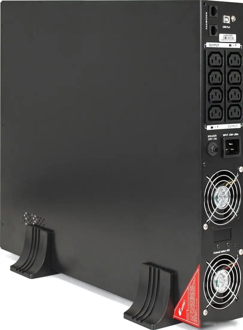 Источник бесперебойного питания ExeGate SinePower UHB-2000.LCD.AVR.C13.RJ.USB.2U – фото товара