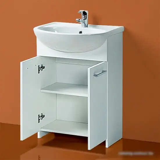 Мебель для ванных комнат Акваль Тумба под умывальник Карина 60 ЕК.60.00.60.N – фото товара