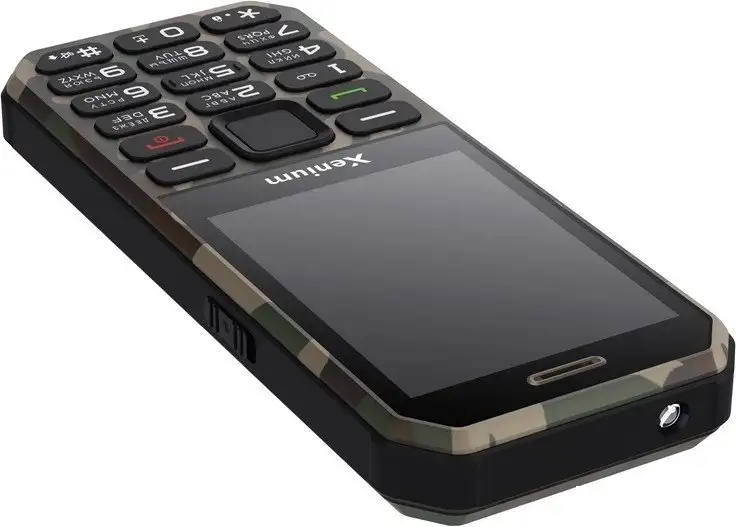 Кнопочный телефон Xenium X300 (зеленый камуфляж) – фото товара