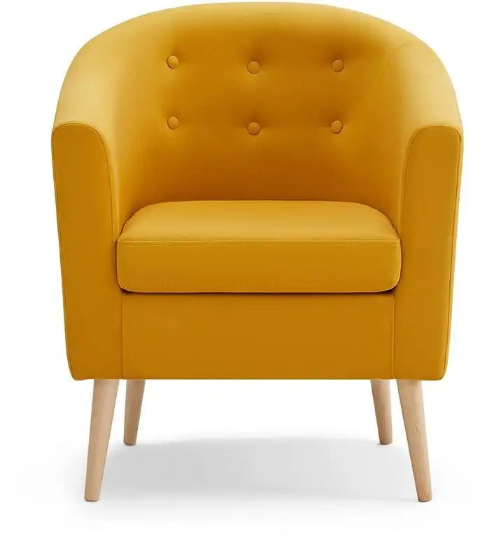 Интерьерное кресло Mio Tesoro Джон 117 (желтый 1103)
