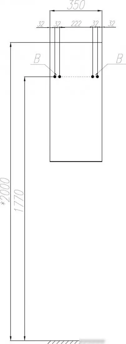 Акватон Шкаф-полупенал для ванной Амели 1A268403AEE20 – фото товара