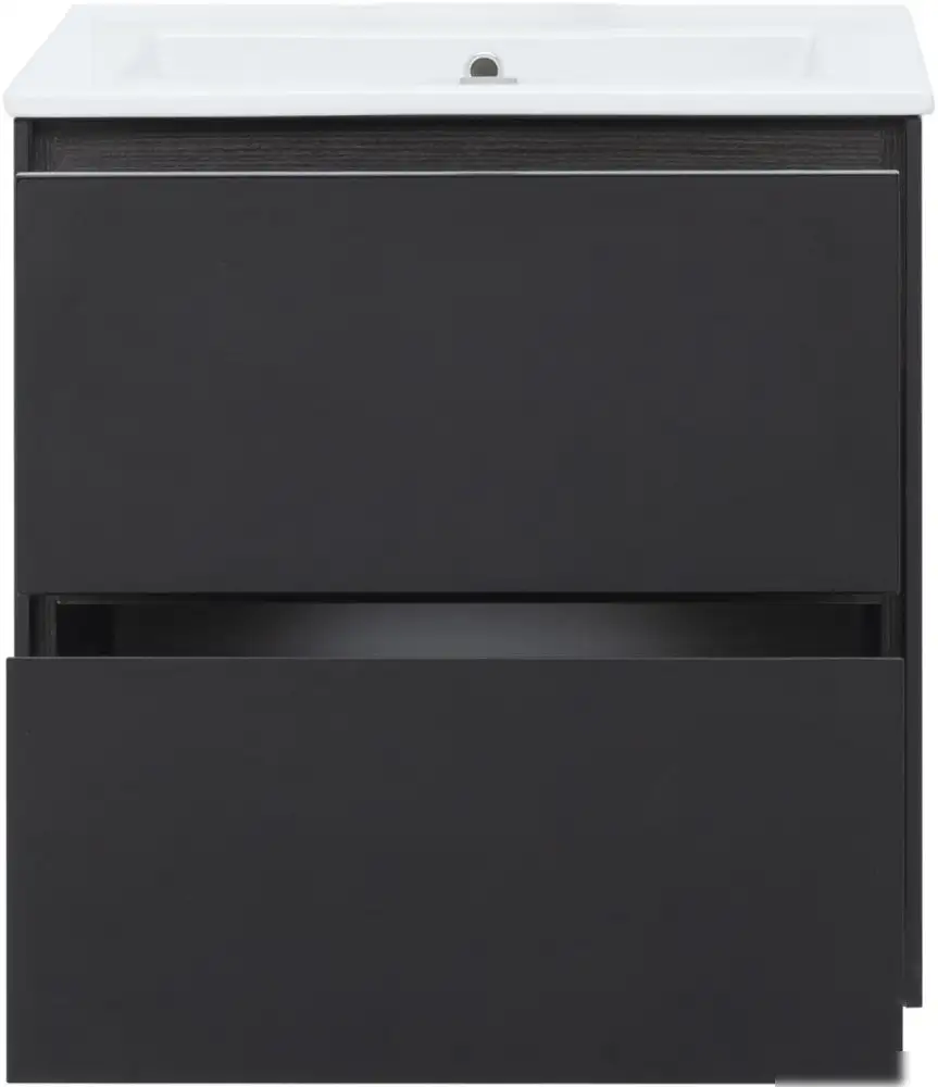 Aquanet Тумба под умывальник Милан 65 306379 (черный глянец) – фото товара