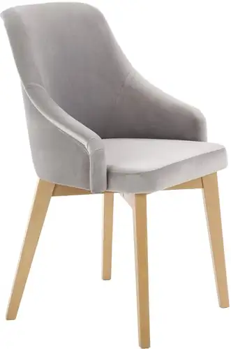 Стул с подлокотниками Halmar Toledo 2 (дуб медовый/solo 265) – изображение в каталоге