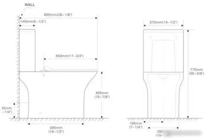 Унитаз напольный SantiLine SL-5023 - фото товара