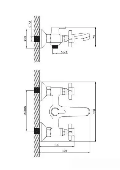 Смеситель Diadonna D84-330352J - фото товара