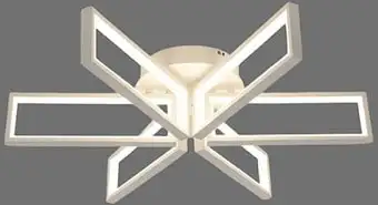 Припотолочная люстра Estares Maldi 165W 6S-APP-850x200-WHITE/WHITE-220-IP20 – изображение в каталоге