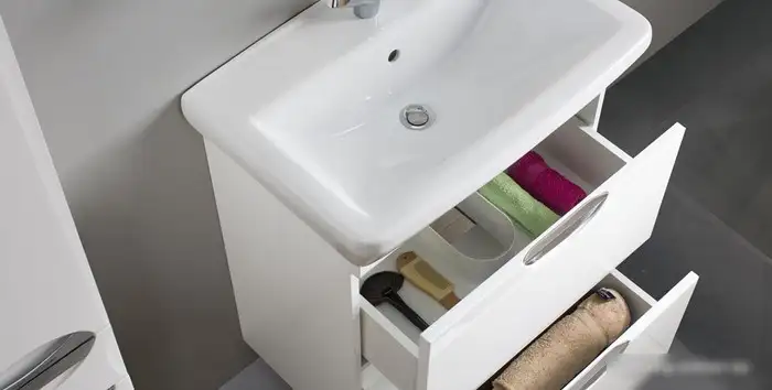 Belux Тумба под умывальник Венеция-Милан Н65-02 (1, белый) – фото товара