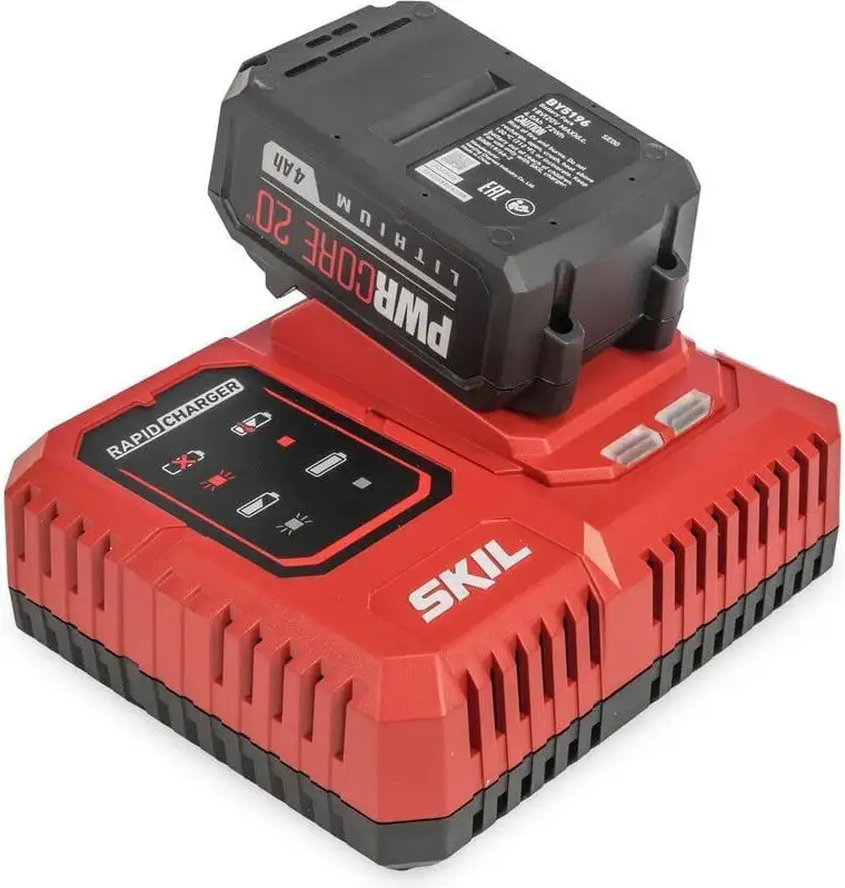 Аккумулятор с зарядным устройством Skil CB5196SE12 (20В/4 Ah + 20В) – фото товара