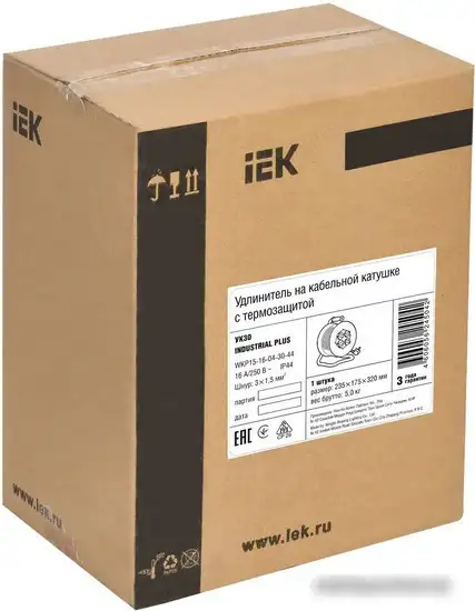 Удлинитель IEK WKP15-16-04-30-44  – фото товара