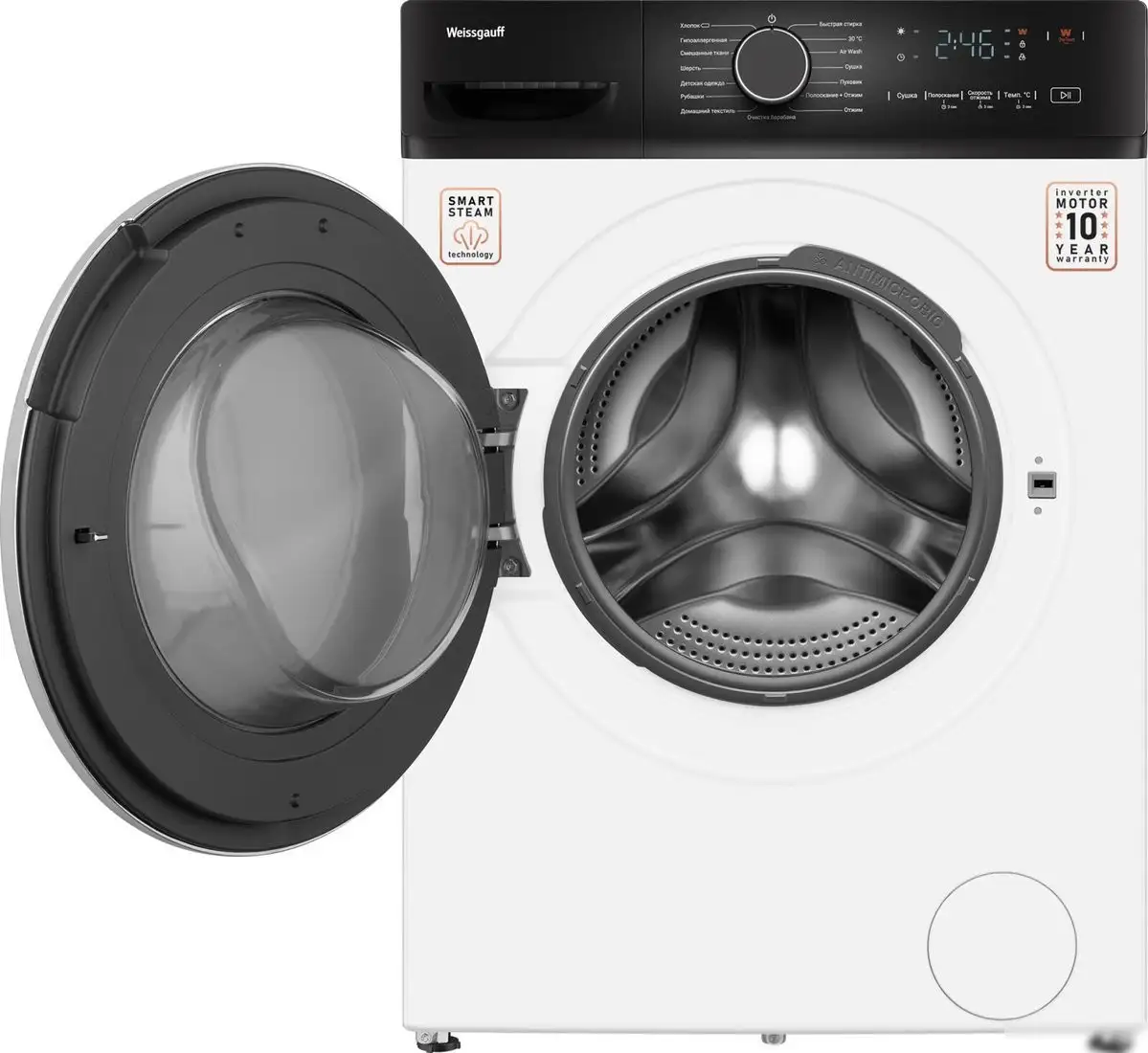 Стирально-сушильная машина Weissgauff WMD 4628 Inverter Steam - фото товара