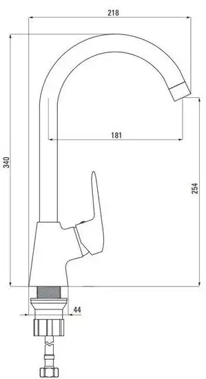 Смеситель Deante Boro Nero BMO N62M - фото товара