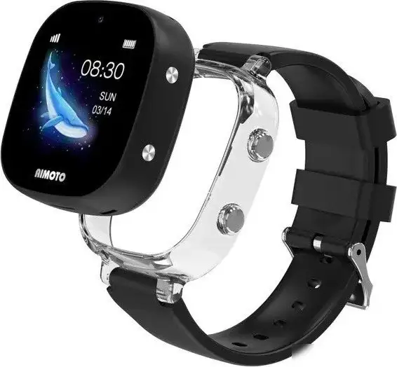 Умные часы с наушниками Aimoto Crystal 4G (черный) – фото товара