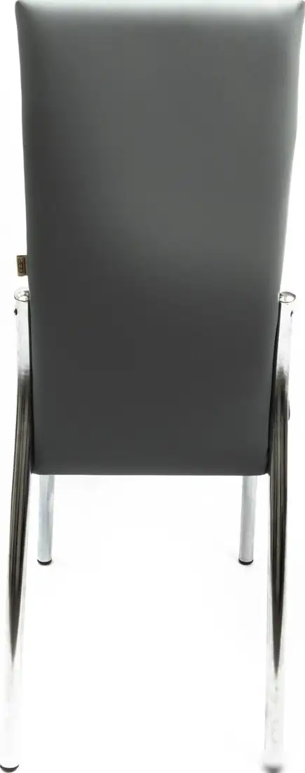 Стул ВВР Прага (серый/хром, экокожа) – фото товара