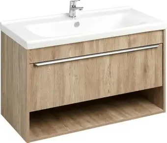 Акватон Тумба под умывальник Хоуп 100 1A287401HP6C0 (орех) – изображение в каталоге