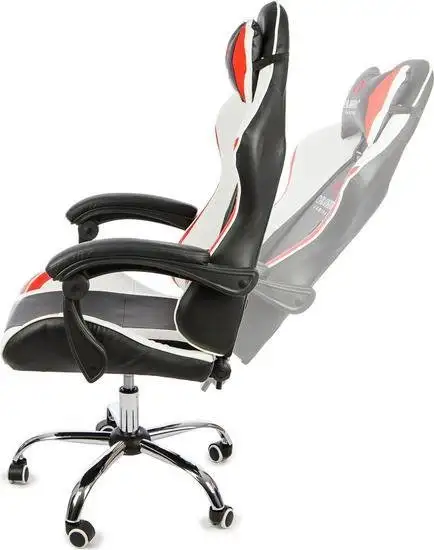 Кресло Calviano Asti Ultimato (черный/белый/красный) – фото товара