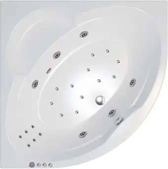 Ванна Triton Троя 150x150 Экстра Люкс Flat (с гидромассажем) - изображение в каталоге