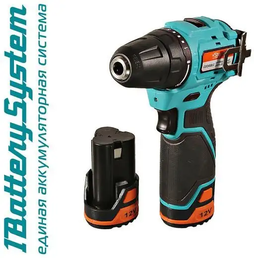 Дрель-шуруповерт Sturm CD1240BLC (с 2-мя АКБ, кейс) – фото товара