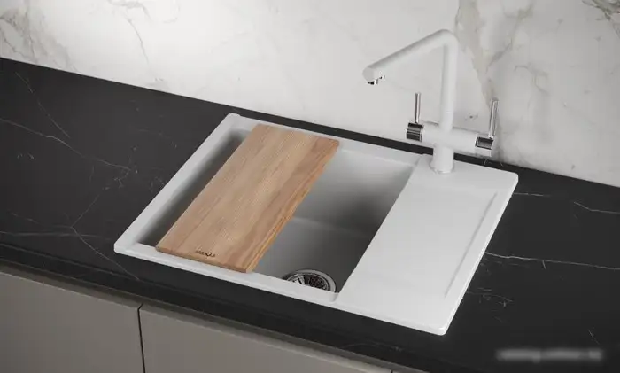 Кухонная мойка Granula ES-6202 (арктик) - фото товара