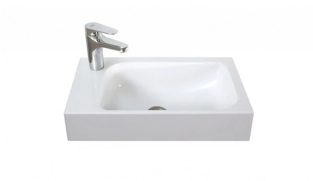 Belux Тумба с умывальником Темпо НП 50 (1, белый глянец) – фото товара