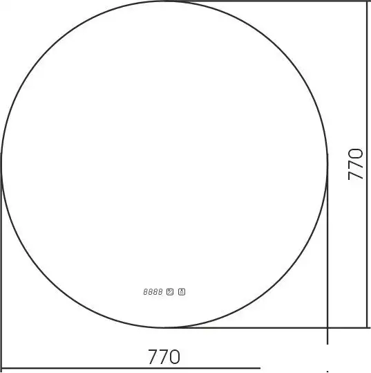 Silver Mirrors Зеркало Плаза D770 LED-00002281 – фото товара