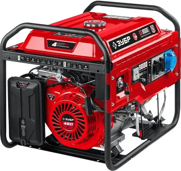 Бензиновый генератор Зубр СБ-8000Е – фото товара