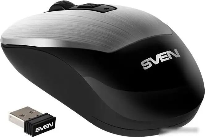 Мышь SVEN RX-380W (серебристый) – фото товара