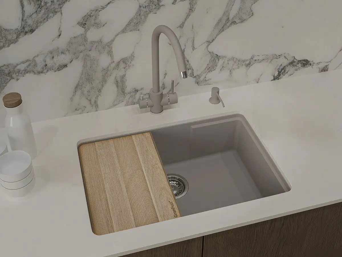 Кухонная мойка GranFest GF-Urban-4565 (темно-серый) - фото товара