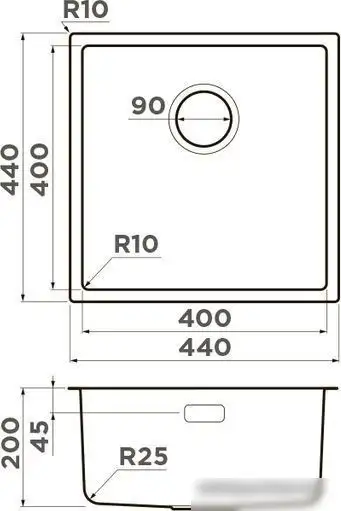 Кухонная мойка Omoikiri Tadzava 44-U/I-GM Ultra - фото товара