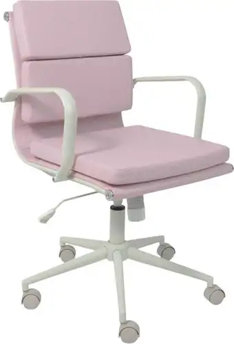 Офисное кресло AksHome Indigo LB (розовый/слоновая кость) – изображение в каталоге