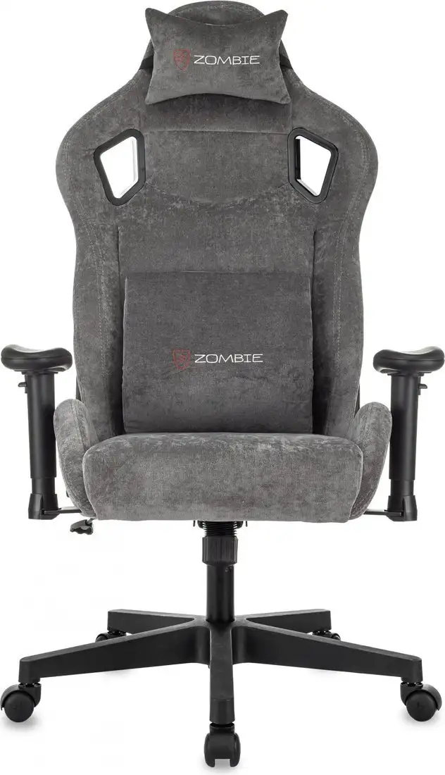 Игровое (геймерское) кресло Zombie Ghost Fabric (серый Light-19) – фото товара