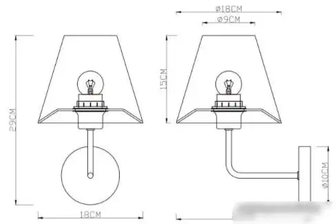 Бра Arte Lamp Elba A2581AP-1CC – фото товара