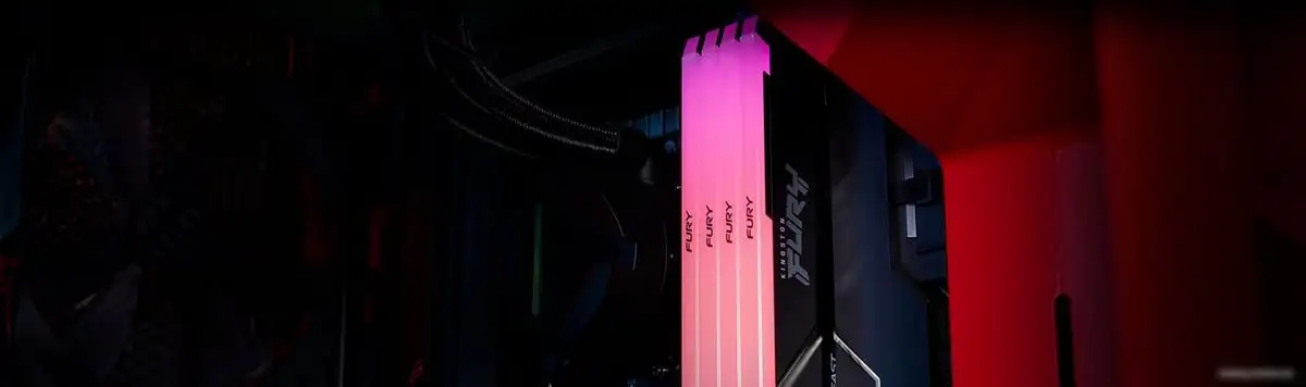 Оперативная память Kingston FURY Beast RGB 8ГБ DDR4 3600 МГц KF436C17BB2A/8 – фото товара