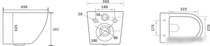 Унитаз Aquaceramika Pura AC010E - фото товара
