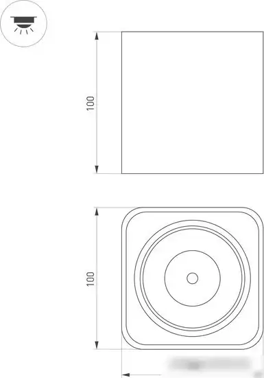 Точечный светильник Arlight SP-CUBUS-S100x100-8W Warm3000 036051 – фото товара