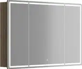 Sancos Шкаф с зеркалом Mirror MI120ECH (с LED подсветкой, дуб чарльстон)